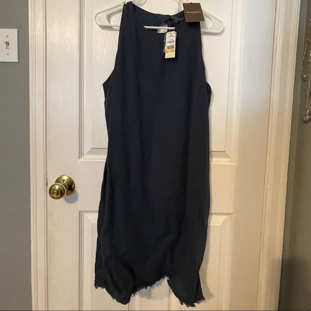 NWT Tommy Bahama Navy Linen Dress